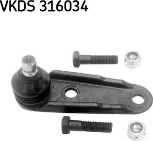 SKF VKDS 316034 - Stöd- / Styrstag xdelar.se