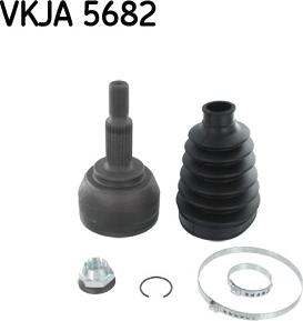 SKF VKJA 5682 - Ledsats, drivaxel xdelar.se