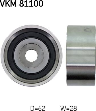 SKF VKM 81100 - Styrrulle, kuggrem xdelar.se