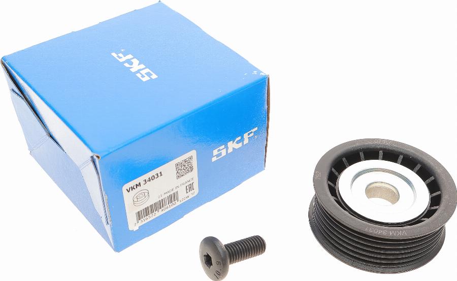 SKF VKM 34031 - Styrrulle, flerspårsrem xdelar.se