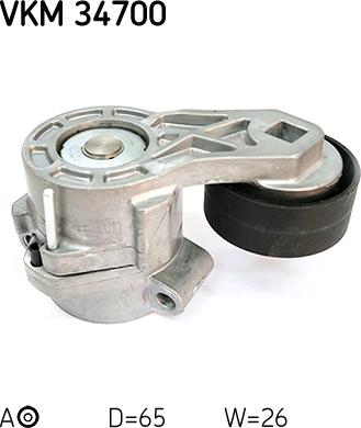 SKF VKM 34700 - Styrrulle, flerspårsrem xdelar.se