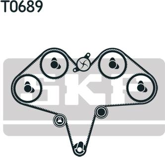 SKF VKMA 95973 - Tand / styrremssats xdelar.se