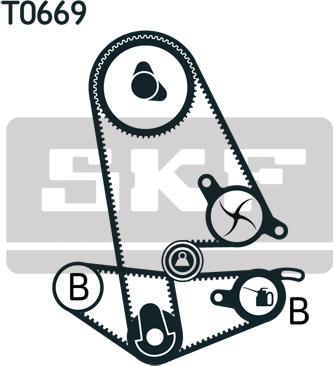 SKF VKMA 93600 - Tand / styrremssats xdelar.se