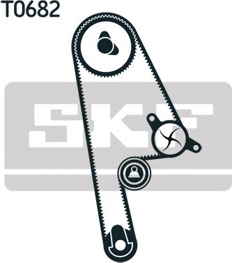 SKF VKMA 93616 - Tand / styrremssats xdelar.se