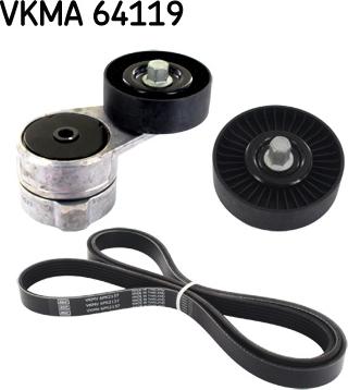 SKF VKMA 64119 - Flerspårsremssats xdelar.se