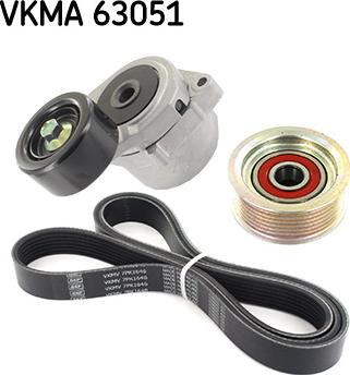 SKF VKMA 63051 - Flerspårsremssats xdelar.se