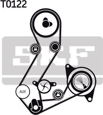 SKF VKMA 04106 - Tand / styrremssats xdelar.se