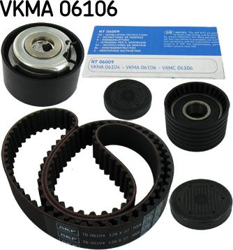 SKF VKMA 06106 - Tand / styrremssats xdelar.se