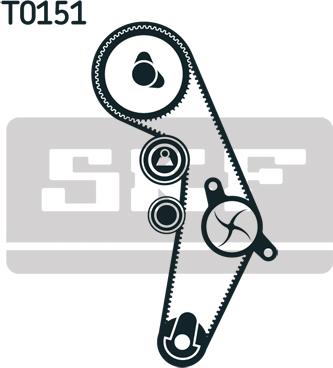 SKF VKMC 01918-1 - Vattenpump + kuggremssats xdelar.se