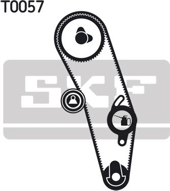 SKF VKMA 01020 - Tand / styrremssats xdelar.se