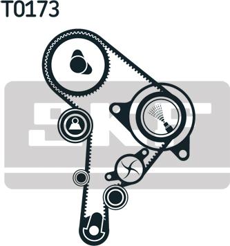 SKF VKMA 01130 - Tand / styrremssats xdelar.se