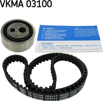 SKF VKMA 03100 - Tand / styrremssats xdelar.se