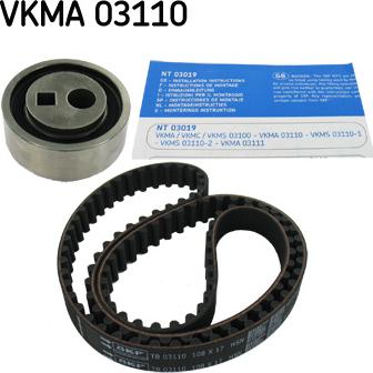 SKF VKMA 03110 - Tand / styrremssats xdelar.se