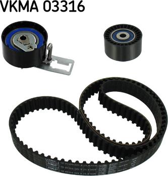 SKF VKMA 03316 - Tand / styrremssats xdelar.se