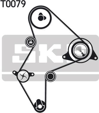 SKF VKMA 96219 - Tand / styrremssats xdelar.se