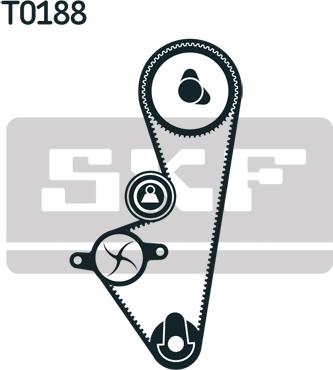 SKF VKMC 03253 - Vattenpump + kuggremssats xdelar.se