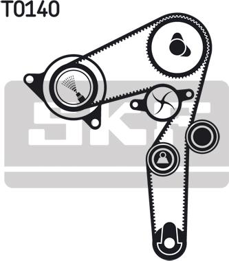 SKF VKMA 02179 - Tand / styrremssats xdelar.se