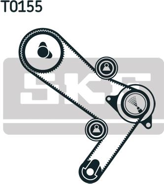 SKF VKMA 02386 - Tand / styrremssats xdelar.se