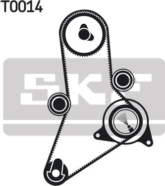 SKF VKMA 02381 - Tand / styrremssats xdelar.se