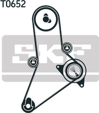 SKF VKMA 02384 - Tand / styrremssats xdelar.se