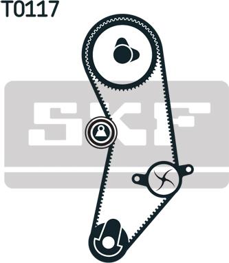 SKF VKMC 02201 - Vattenpump + kuggremssats xdelar.se