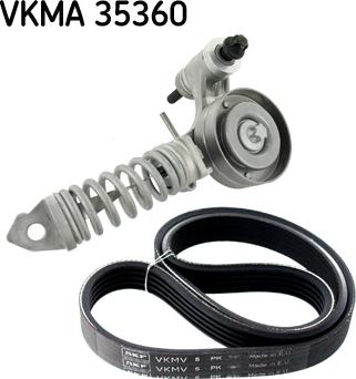 SKF VKMA 35360 - Flerspårsremssats xdelar.se