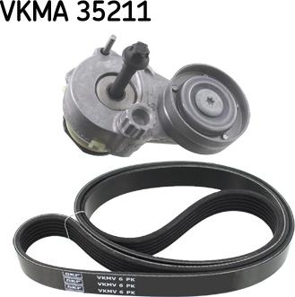 SKF VKMA 35211 - Flerspårsremssats xdelar.se