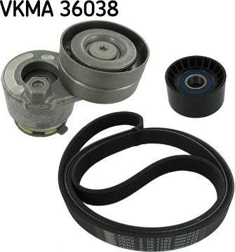 SKF VKMA 36038 - Flerspårsremssats xdelar.se