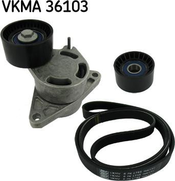 SKF VKMA 36103 - Flerspårsremssats xdelar.se