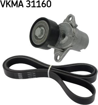 SKF VKMA 31160 - Flerspårsremssats xdelar.se