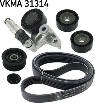 SKF VKMA 31314 - Flerspårsremssats xdelar.se