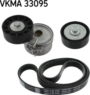 SKF VKMA 33095 - Flerspårsremssats xdelar.se