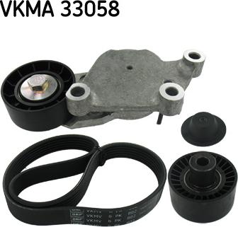 SKF VKMA 33058 - Flerspårsremssats xdelar.se