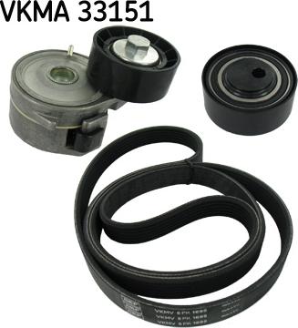 SKF VKMA 33151 - Flerspårsremssats xdelar.se