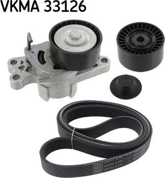 SKF VKMA 33126 - Flerspårsremssats xdelar.se