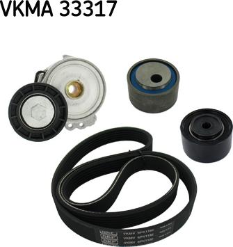 SKF VKMA 33317 - Flerspårsremssats xdelar.se