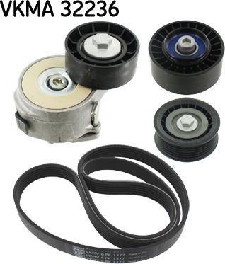 SKF VKMA 32236 - Flerspårsremssats xdelar.se