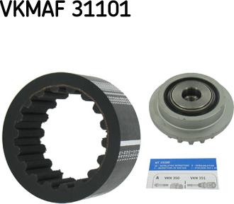 SKF VKMAF 31101 - Flexibel kopplingsmuff-sats xdelar.se