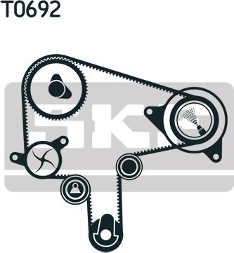 SKF VKMC 94920-1 - Vattenpump + kuggremssats xdelar.se