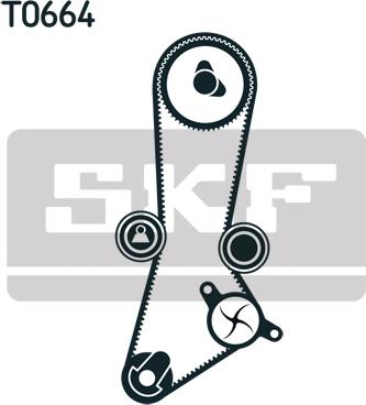 SKF VKMC 95660-1 - Vattenpump + kuggremssats xdelar.se