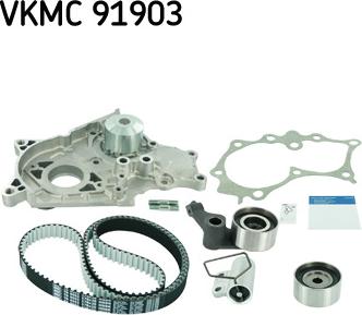 SKF VKMC 91903 - Vattenpump + kuggremssats xdelar.se