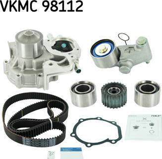 SKF VKMC 98112 - Vattenpump + kuggremssats xdelar.se