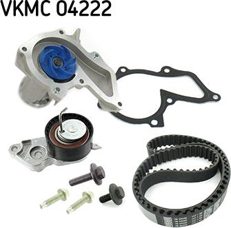 SKF VKMC 04222 - Vattenpump + kuggremssats xdelar.se