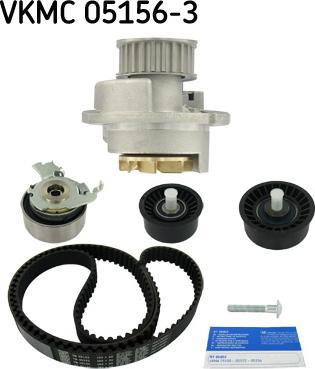 SKF VKMC 05156-3 - Vattenpump + kuggremssats xdelar.se