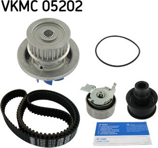 SKF VKMC 05202 - Vattenpump + kuggremssats xdelar.se