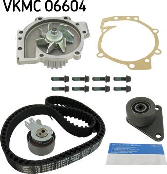 SKF VKMC 06604 - Vattenpump + kuggremssats xdelar.se