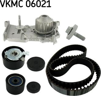 SKF VKMC 06021 - Vattenpump + kuggremssats xdelar.se