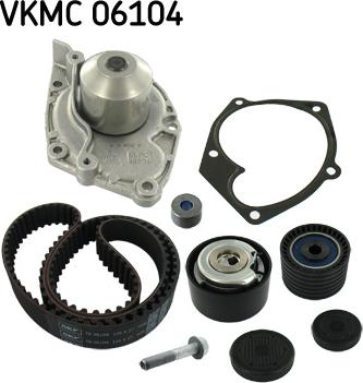 SKF VKMC 06104 - Vattenpump + kuggremssats xdelar.se