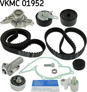 SKF VKMC 01952 - Vattenpump + kuggremssats xdelar.se