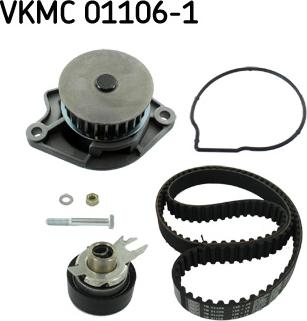 SKF VKMC 01106-1 - Vattenpump + kuggremssats xdelar.se